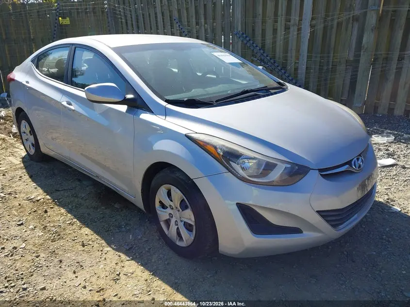 Hyundai Elantra Se 2016