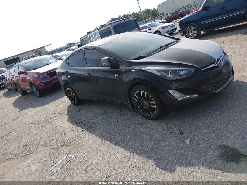 Hyundai Elantra Se 2015