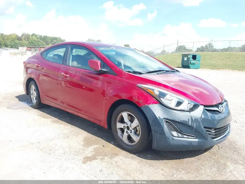 Hyundai Elantra Se 2015