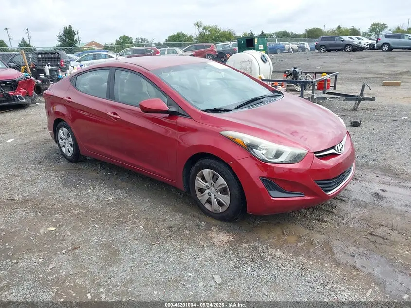 Hyundai Elantra Se 2016