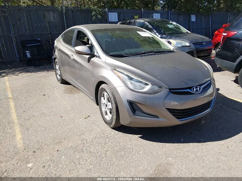 Hyundai Elantra Se 2015