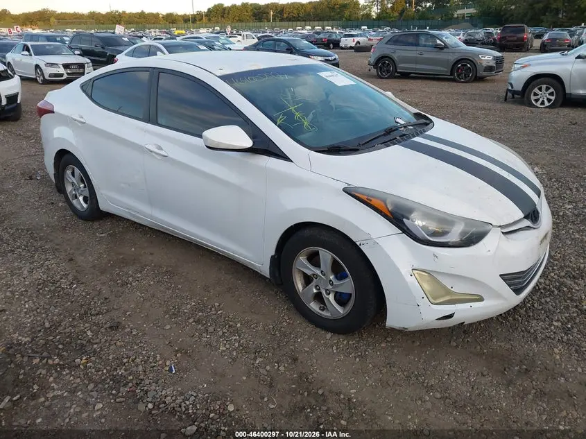 Hyundai Elantra Se 2015