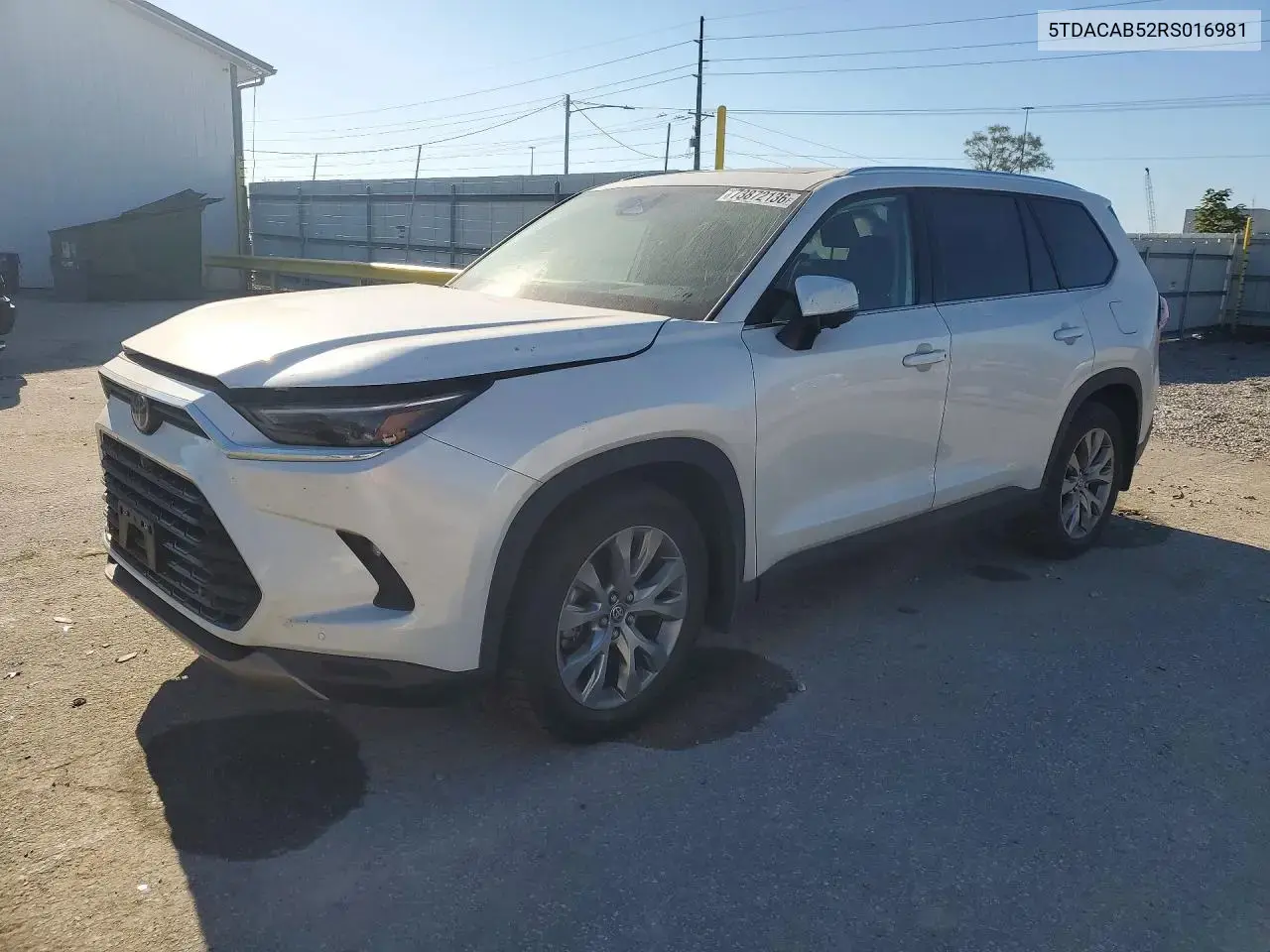Toyota Grand Highlander Hybrid Limited 2024