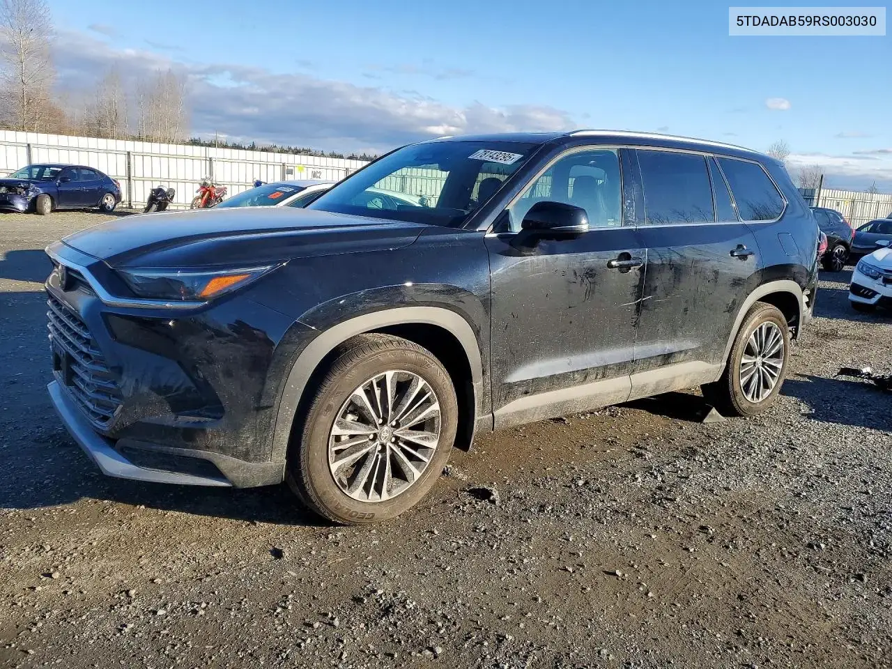 Toyota Grand Highlander Hybrid Max Platinum 2024