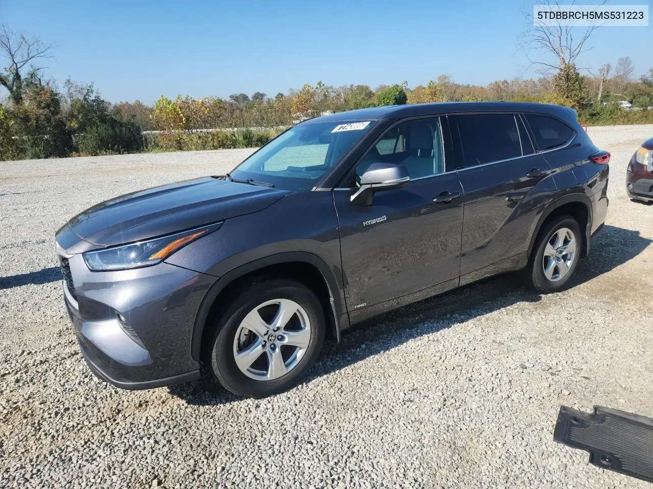 Toyota Highlander Hybrid Le 2021