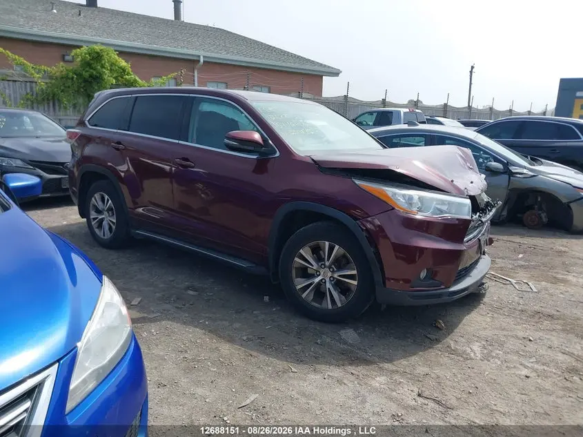 Toyota Highlander Le/Le Plus 2015