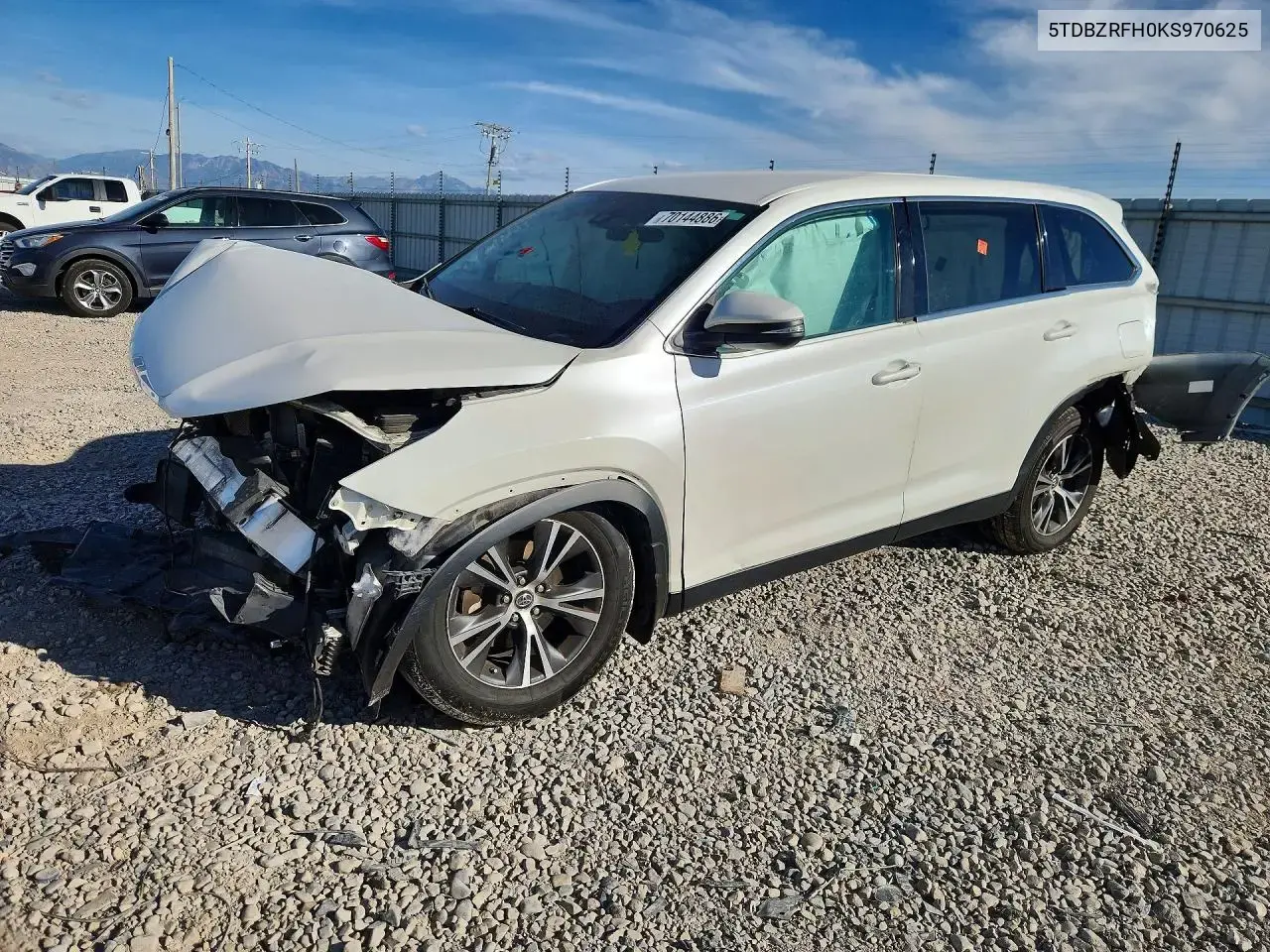 Toyota Highlander Le 2019