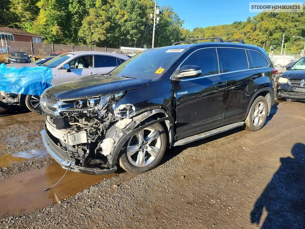 Toyota Highlander Hybrid Limited 2017