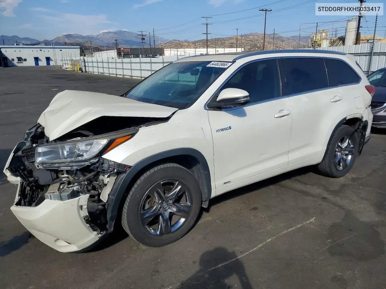 Toyota Highlander Hybrid Limited Platinum 2017