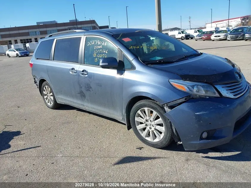 Toyota Sienna Xle V6 2015