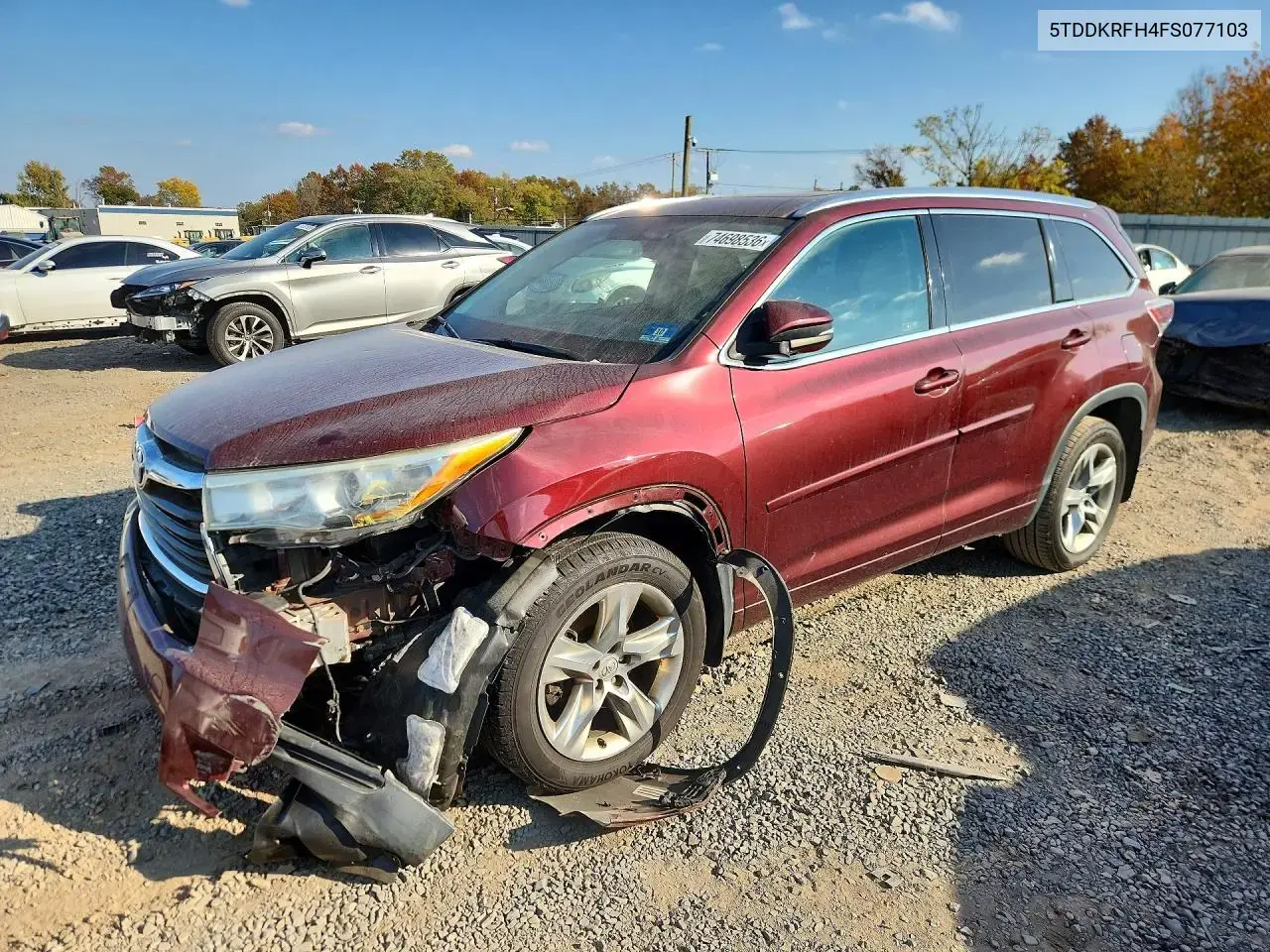 Toyota Highlander Limited 2015