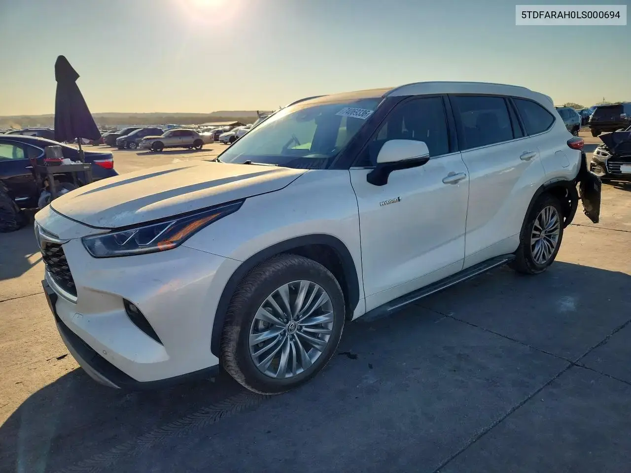 Toyota Highlander Hybrid Platinum 2020