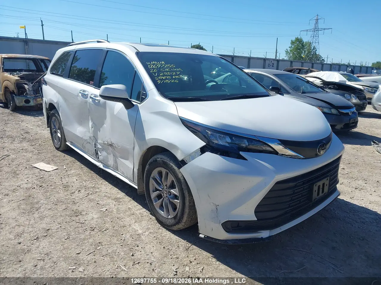 Toyota Sienna Xle Fwd 8-Pass 2026
