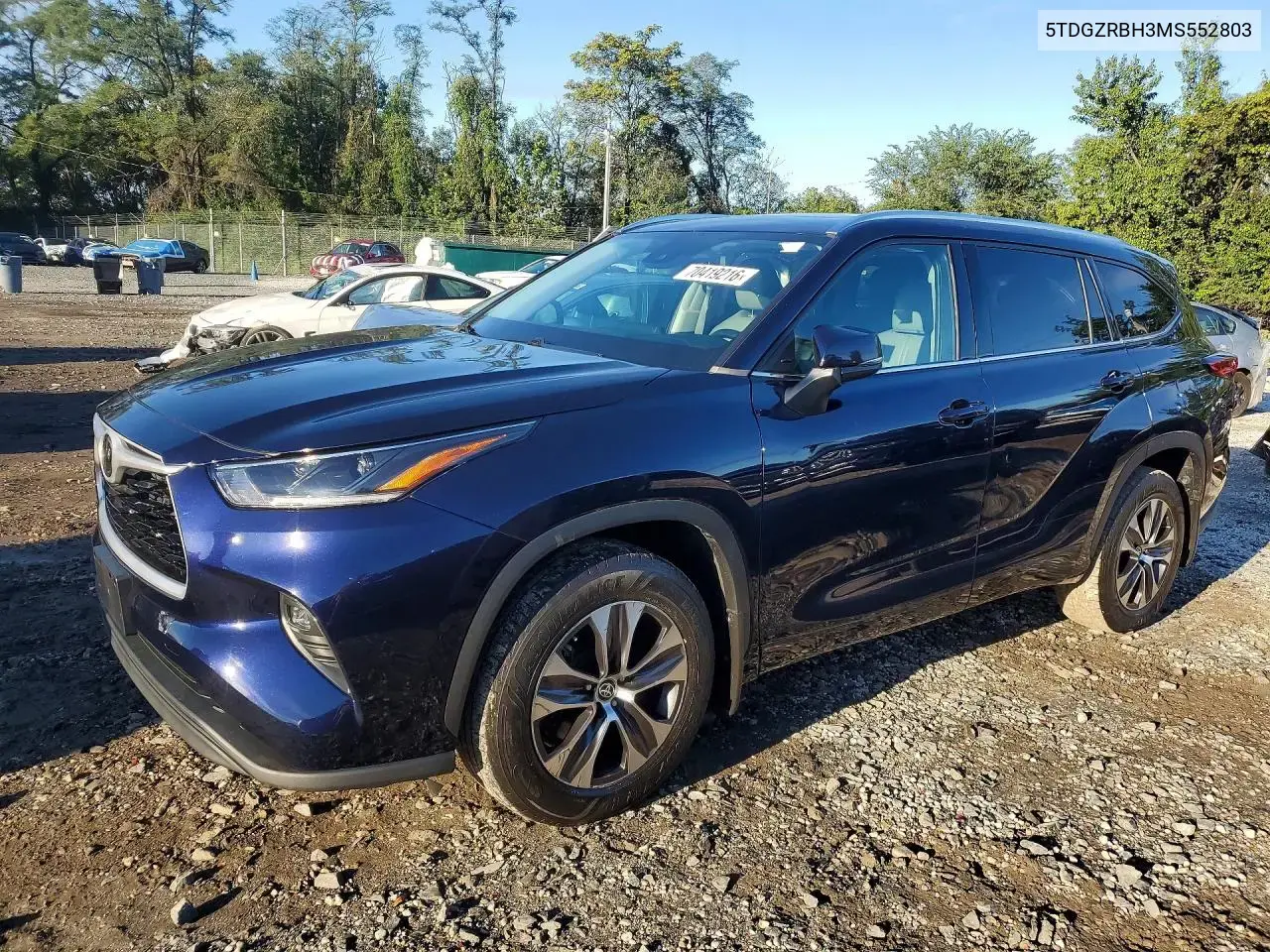 Toyota Highlander Xle 2021