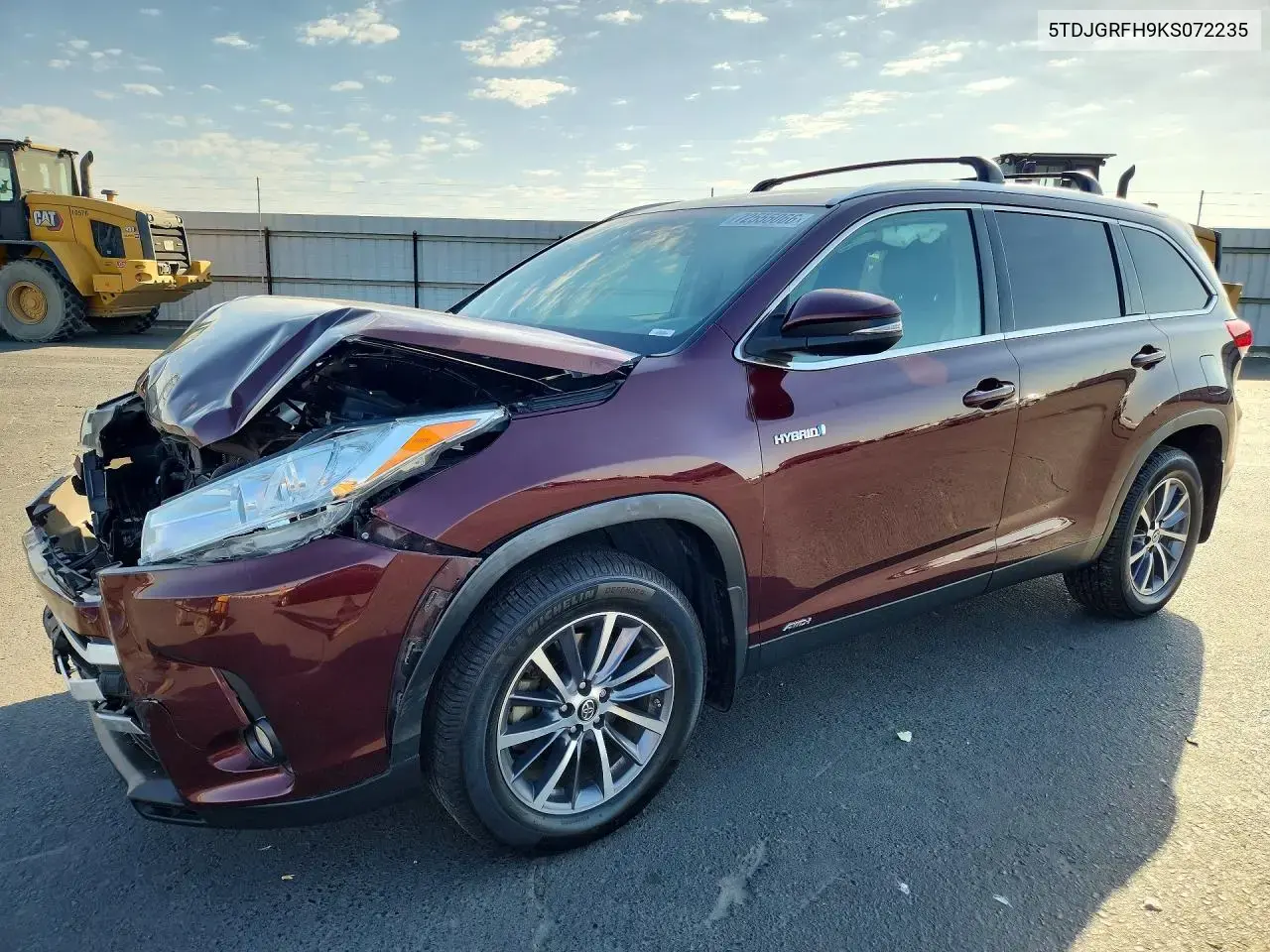 Toyota Highlander Hybrid Xle 2019