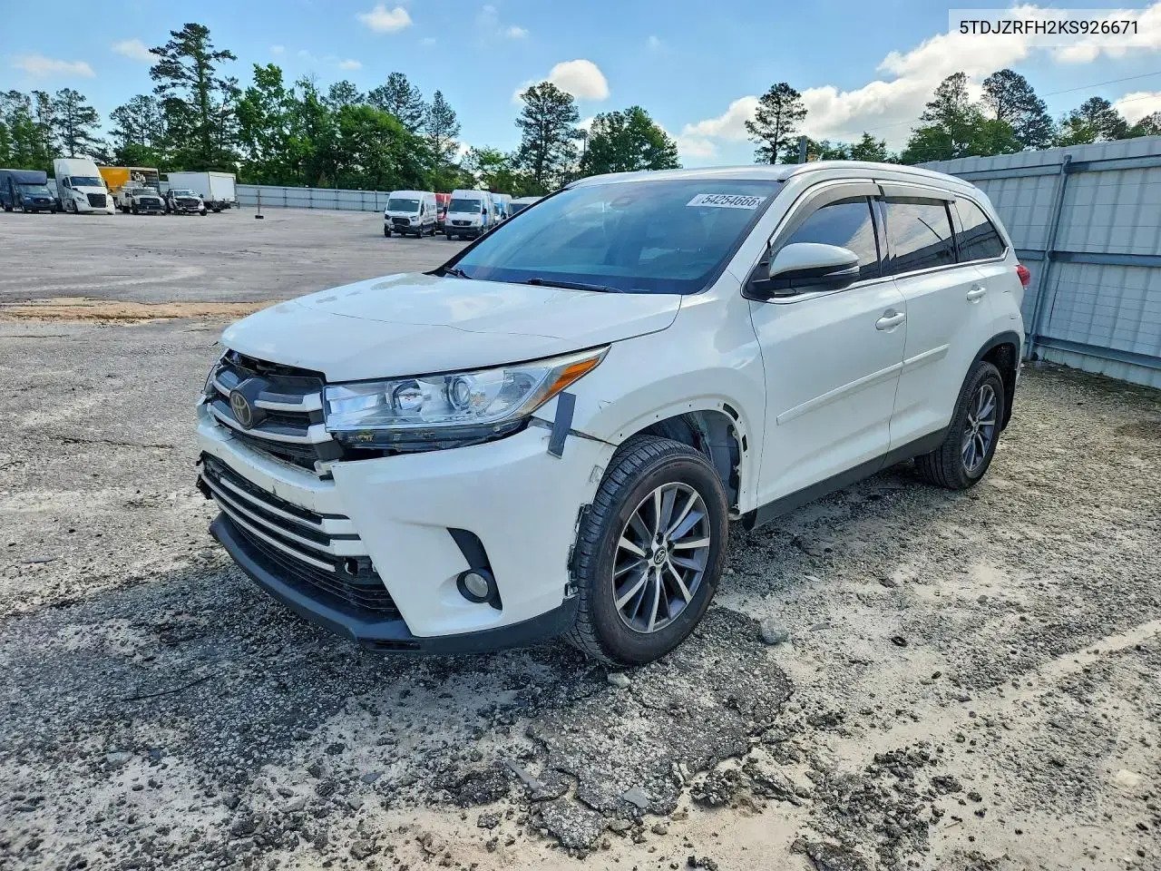 Toyota Highlander Xle 2019