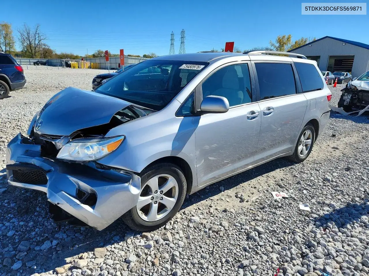 Toyota Sienna Le 2015