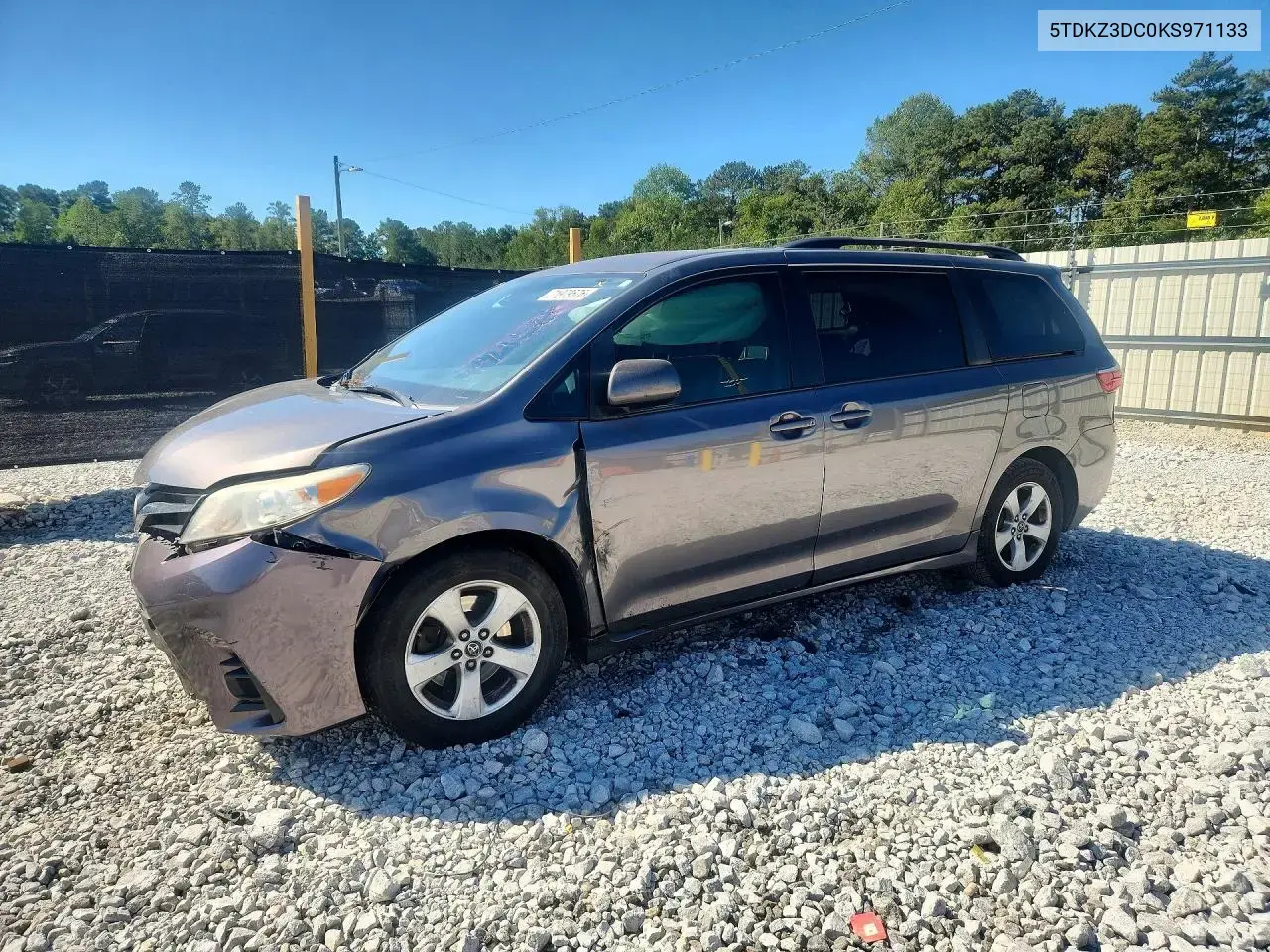 Toyota Sienna Le 2019