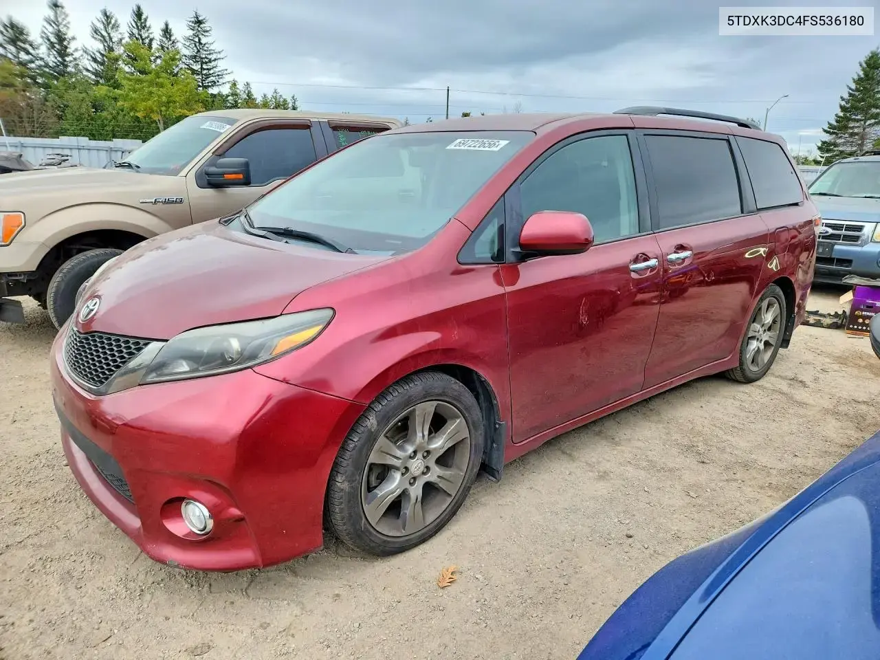 Toyota Sienna Se Premium 2015