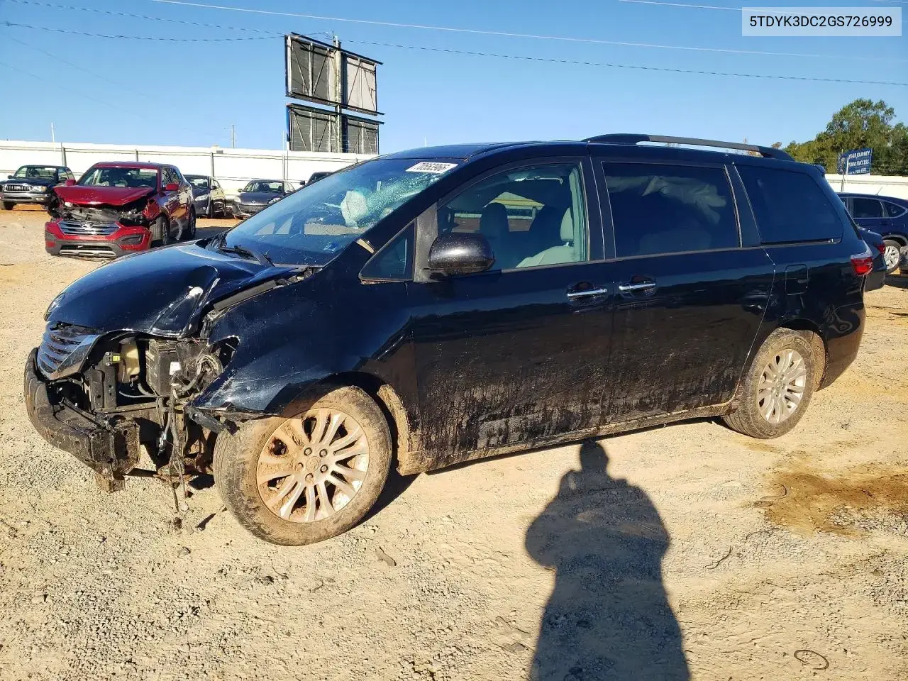 Toyota Sienna Xle 8-Passenger 2016