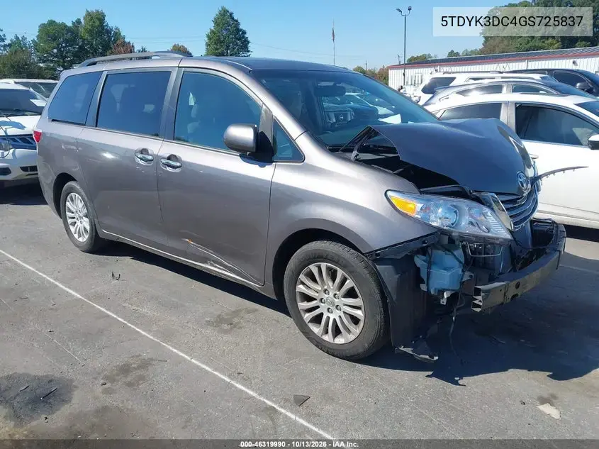 Toyota Sienna Xle 8 Passenger 2016