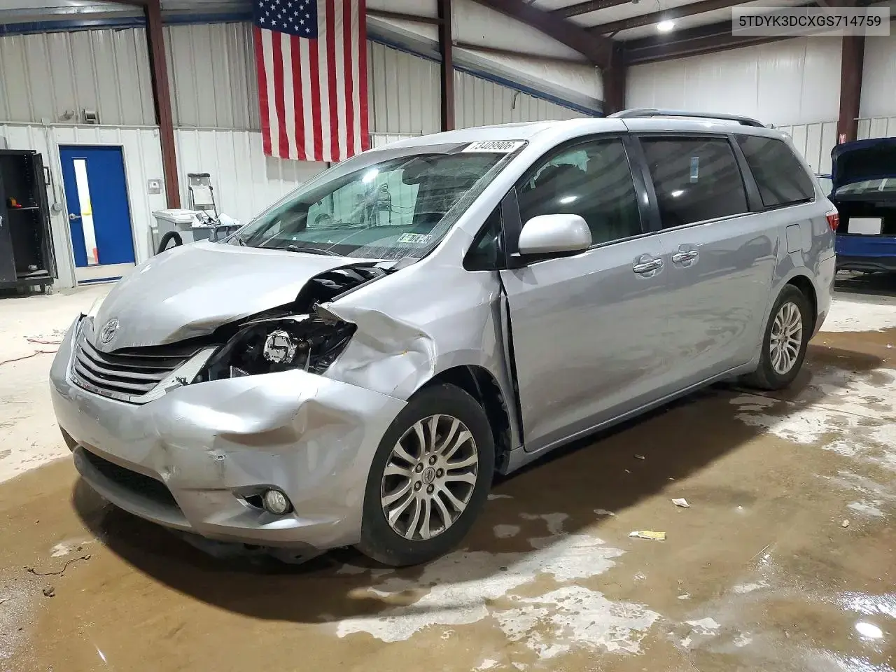 Toyota Sienna Xle 8-Passenger 2016