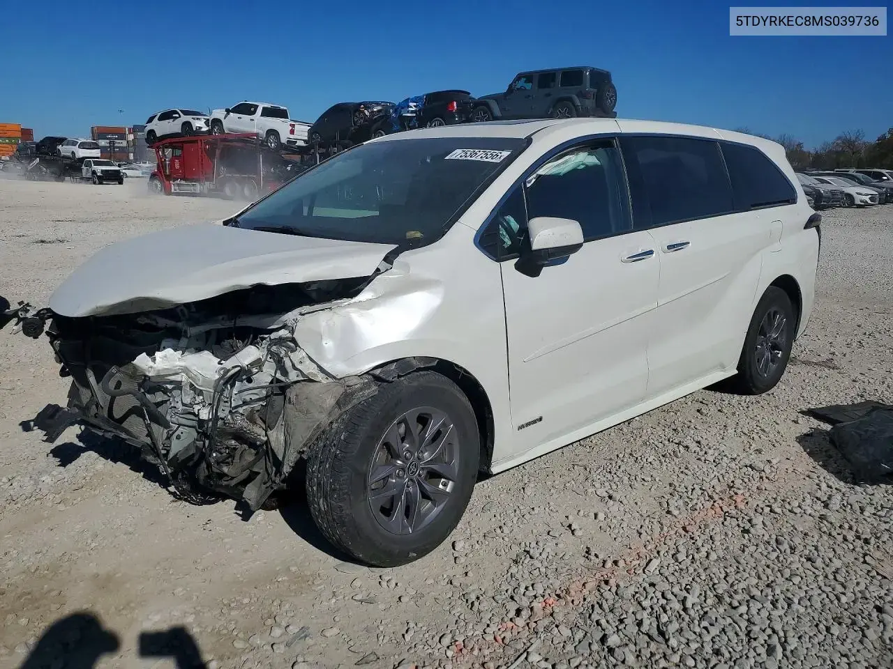 Toyota Sienna Xle 2021