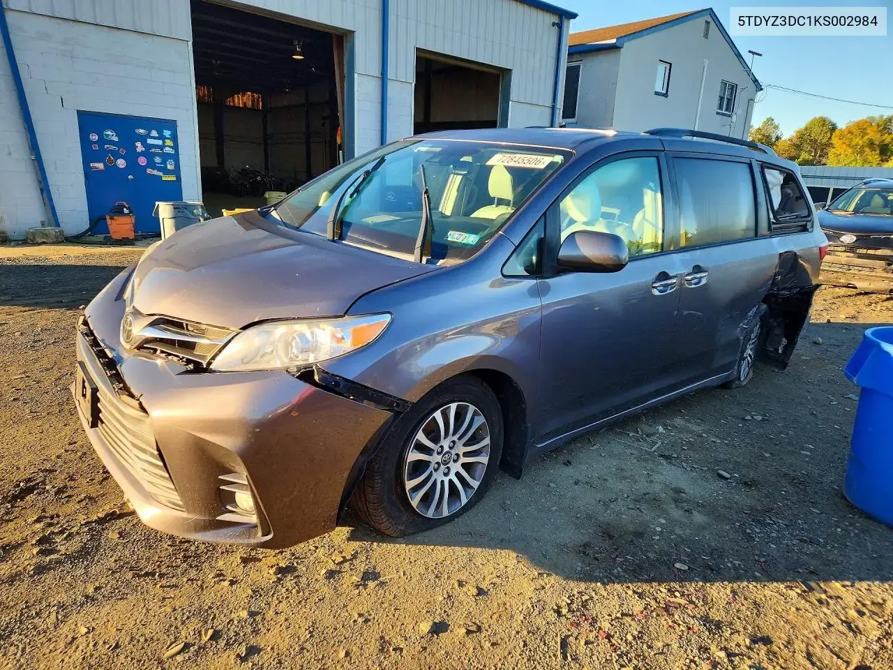 Toyota Sienna Xle 8-Passenger 2019