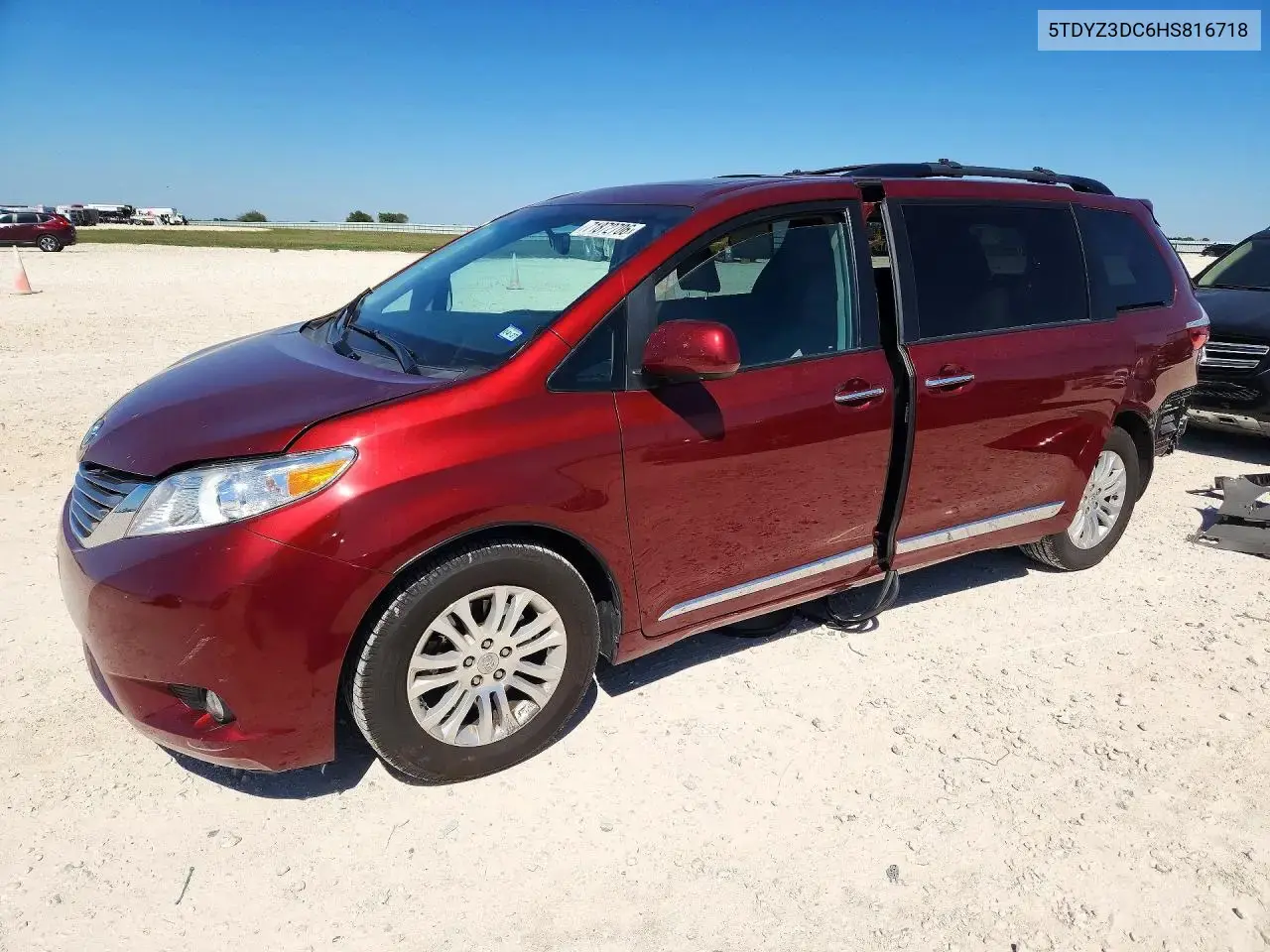 Toyota Sienna Xle 8-Passenger 2017