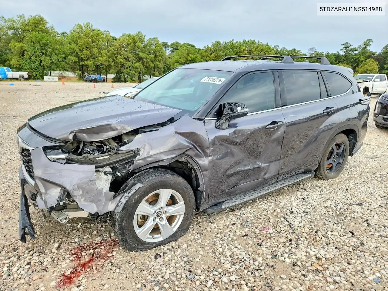 Toyota Highlander Hybrid Le 2022