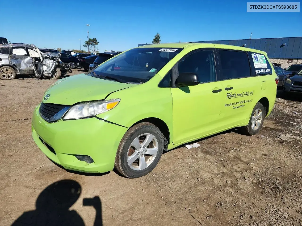 Toyota Sienna L 7-Passenger 2015