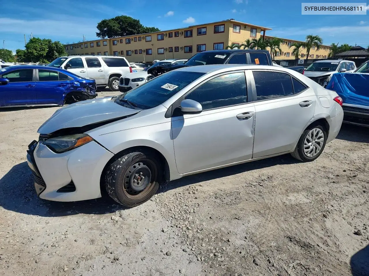 Toyota Corolla Le 2017