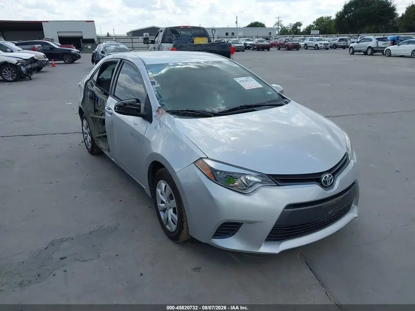 Toyota Corolla Le 2016