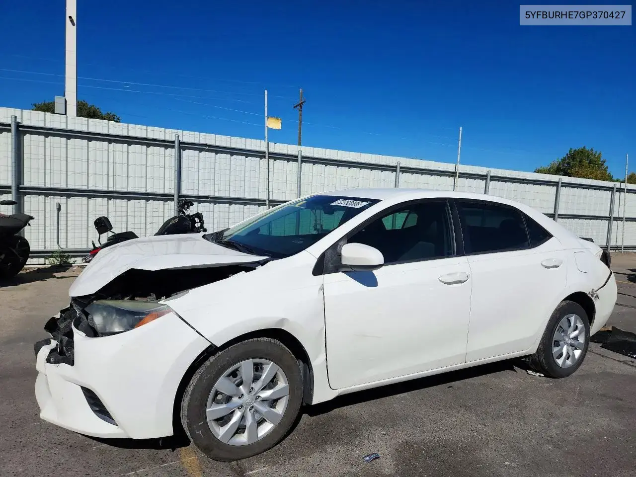Toyota Corolla Le 2016