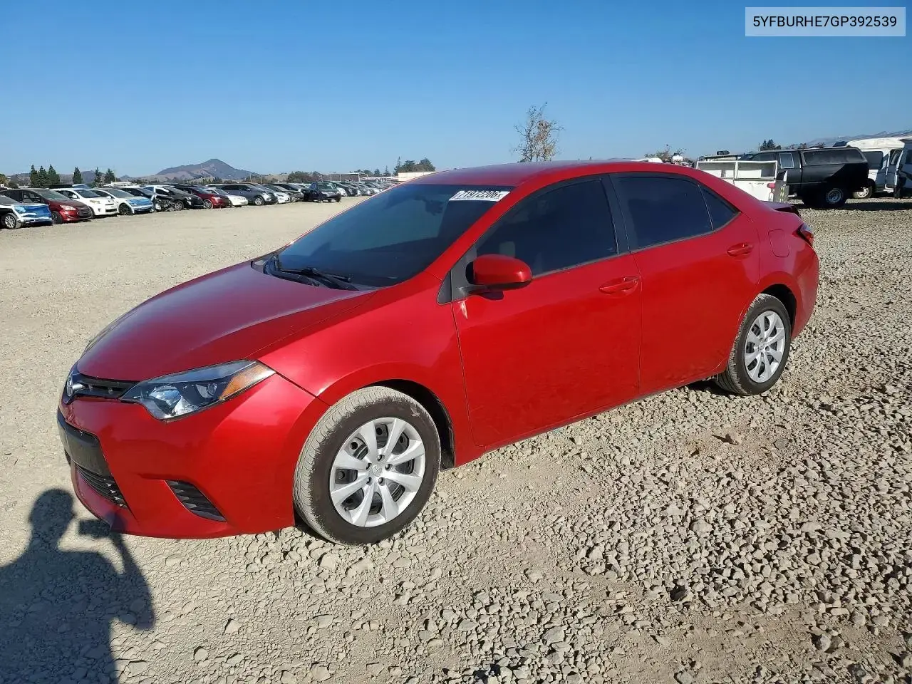 Toyota Corolla Le 2016