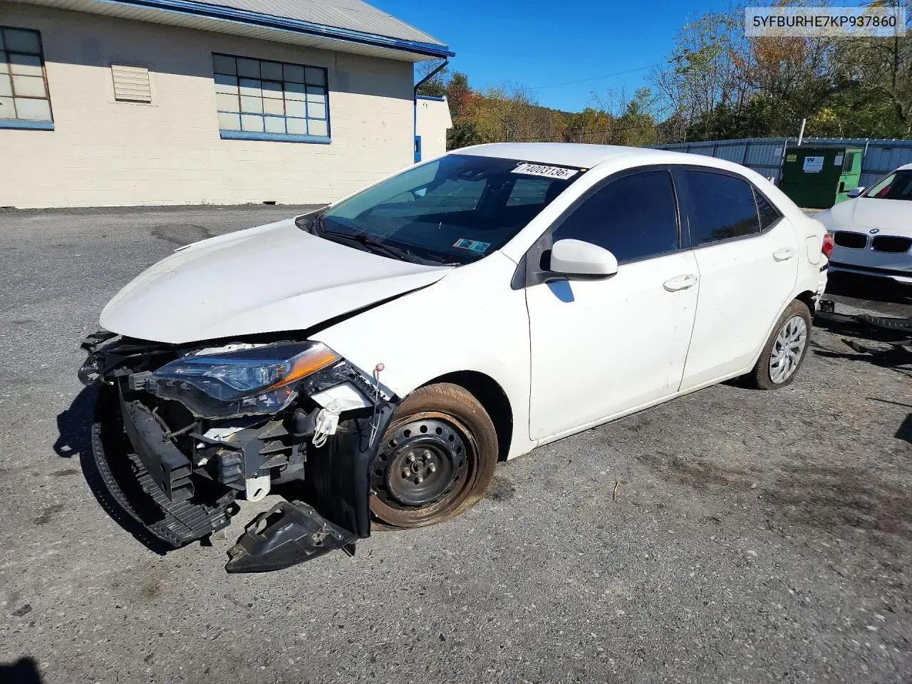 Toyota Corolla Le 2019