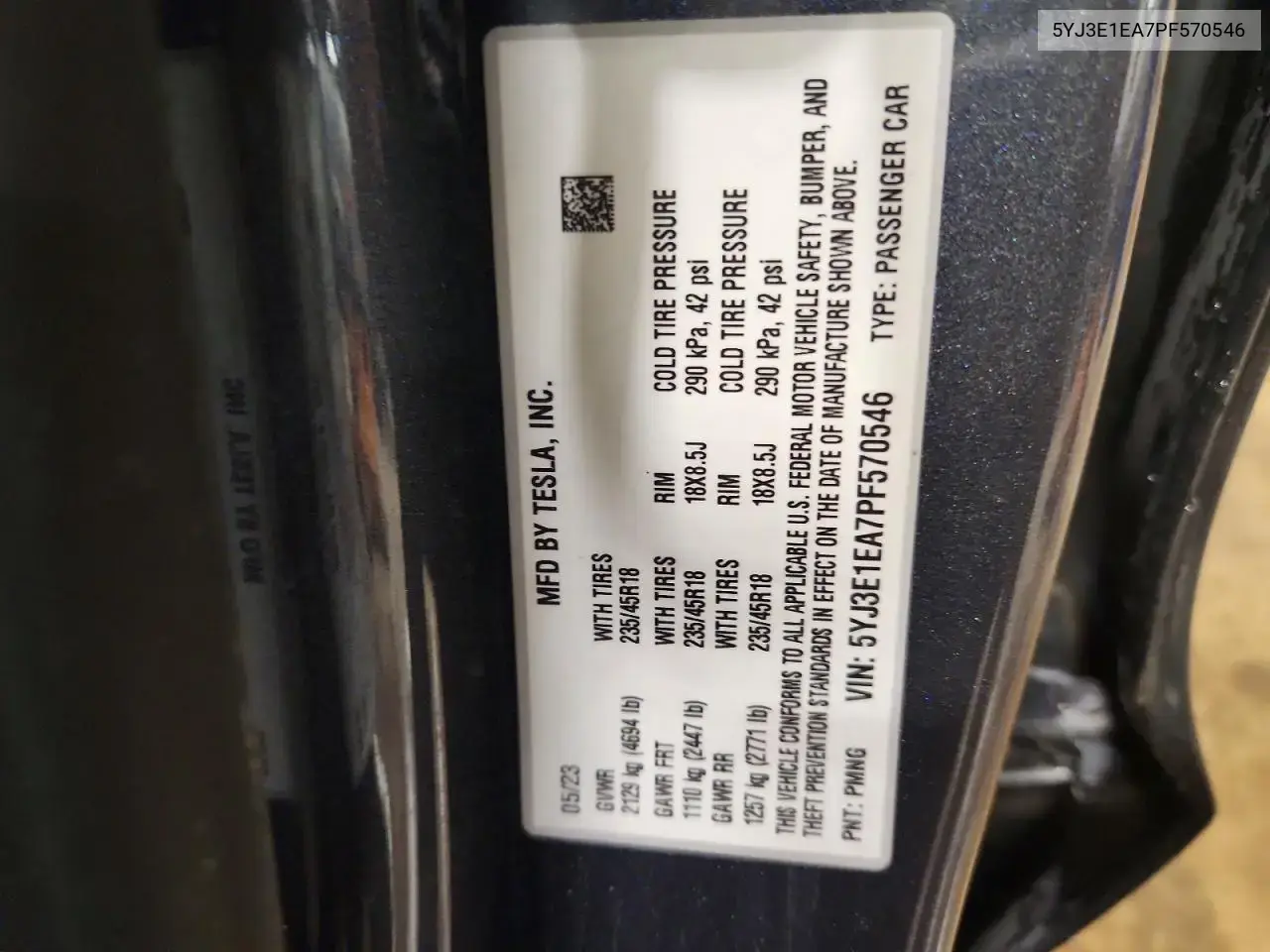Tesla Model 3 2023
