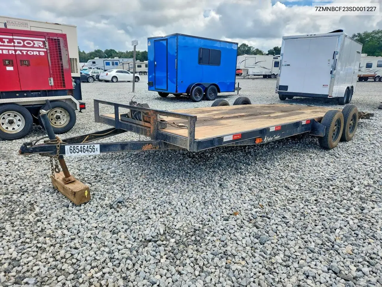 Native 83X20 Wood Ch Equipment Trailer 2025