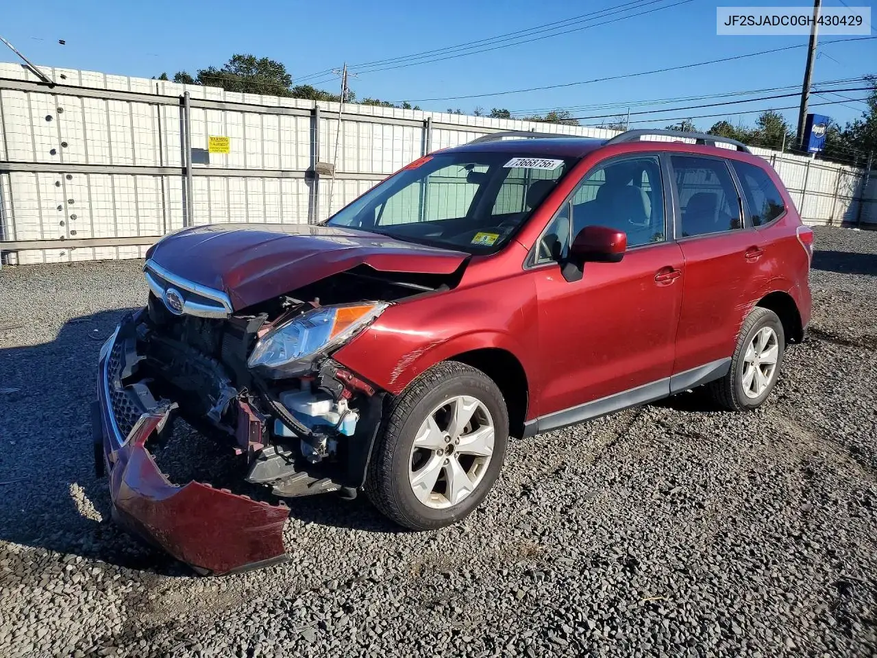 Subaru Forester 2.5I Premium 2016