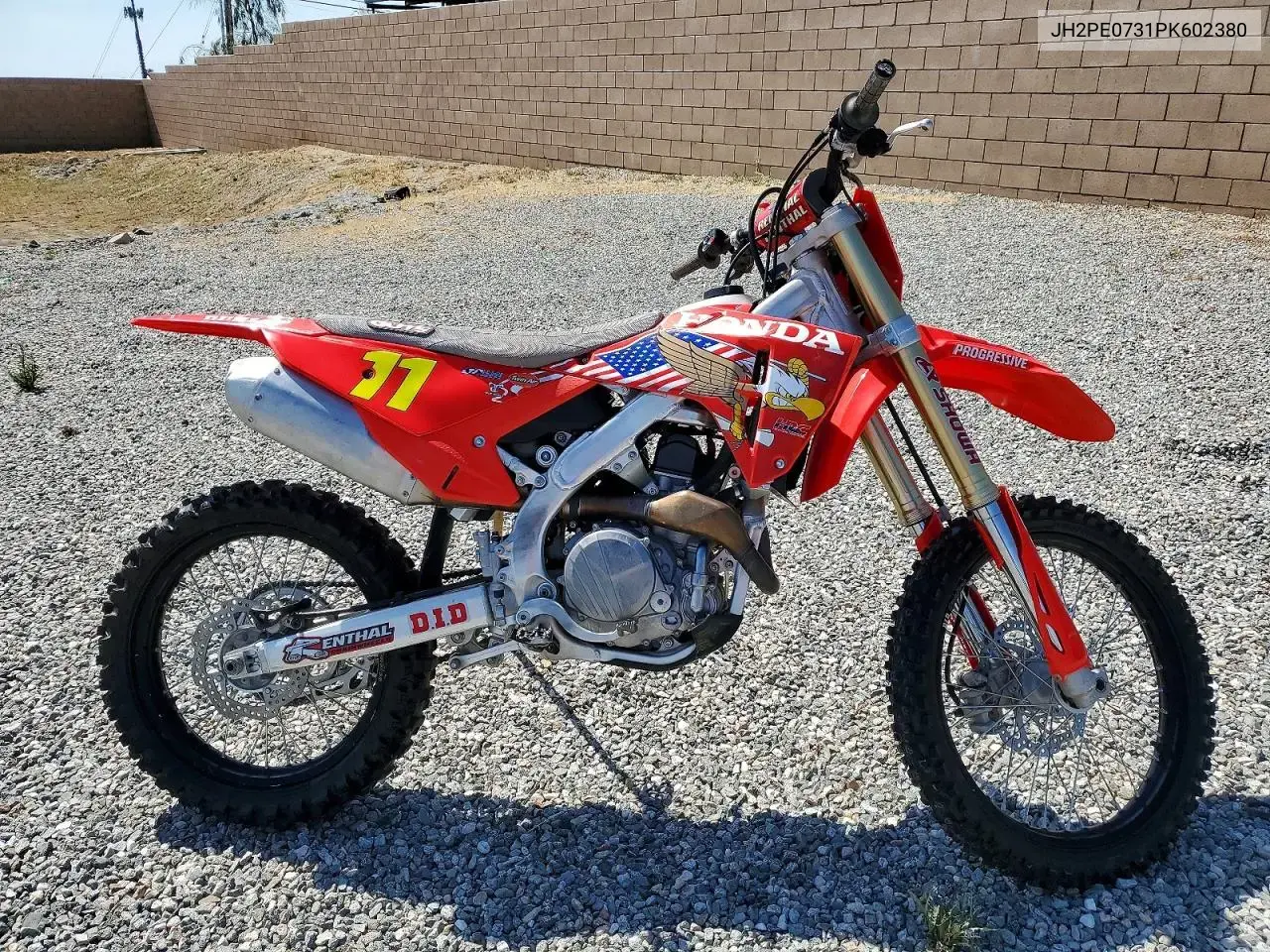 Honda Crf450 R Dirt Bike 2023