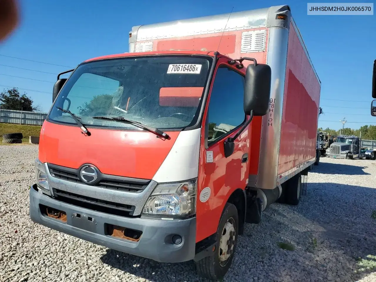 Hino 195 Box Truck 2018