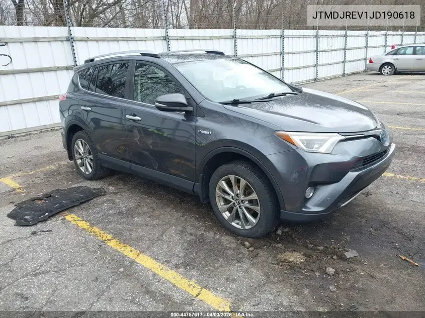 Toyota Rav4 Hybrid Limited Awd 2018