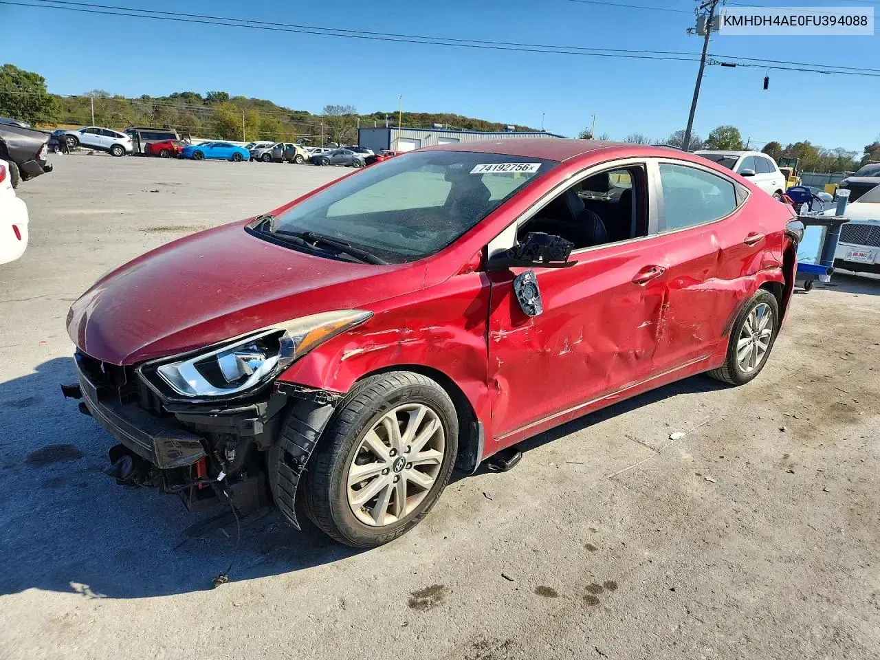 Hyundai Elantra Se 2015