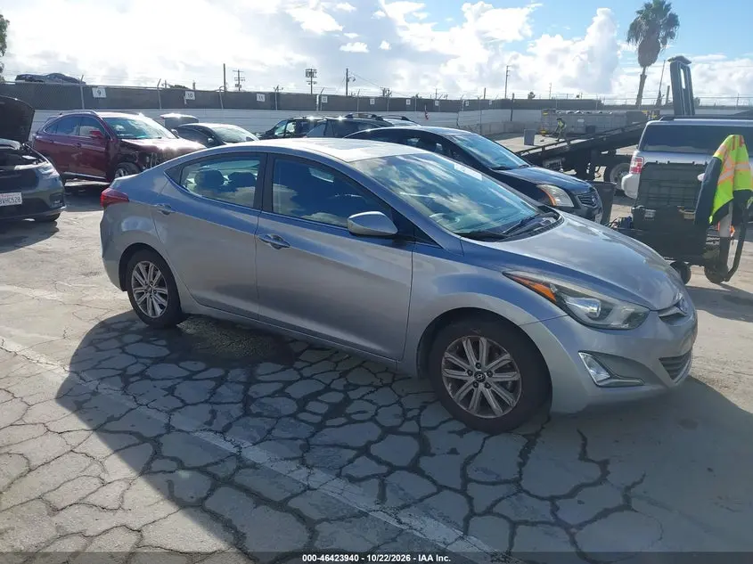 Hyundai Elantra Se 2015