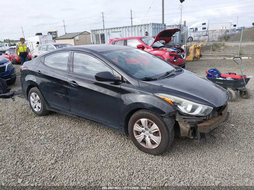 Hyundai Elantra Se 2016