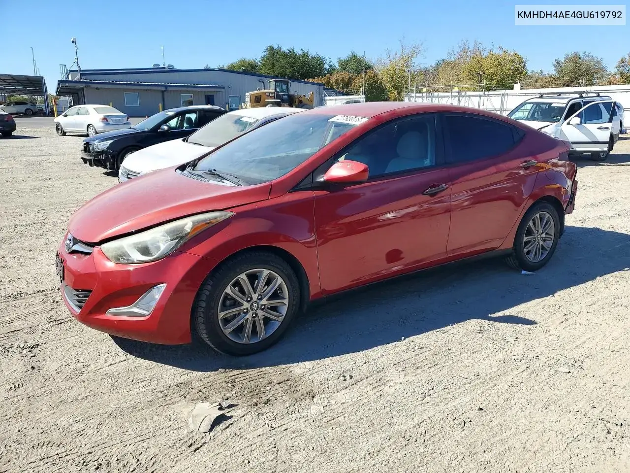 Hyundai Elantra Se 2016