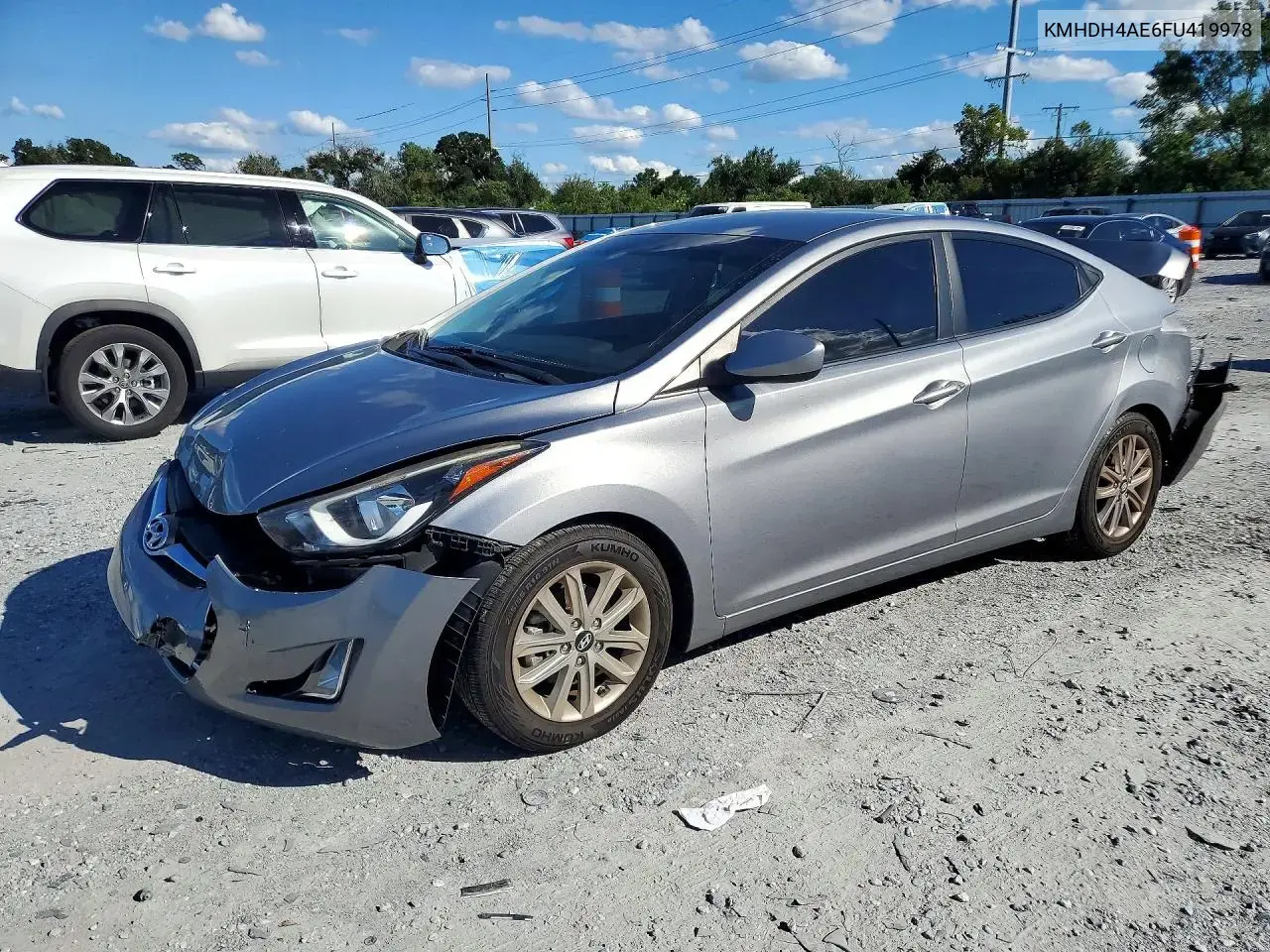 Hyundai Elantra Se 2015