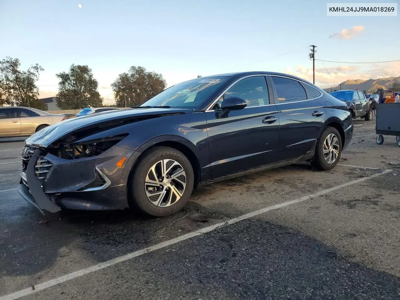 Hyundai Sonata Hybrid Blue 2021