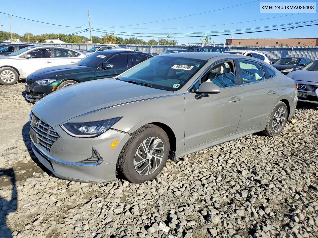 Hyundai Sonata Hybrid Blue 2021
