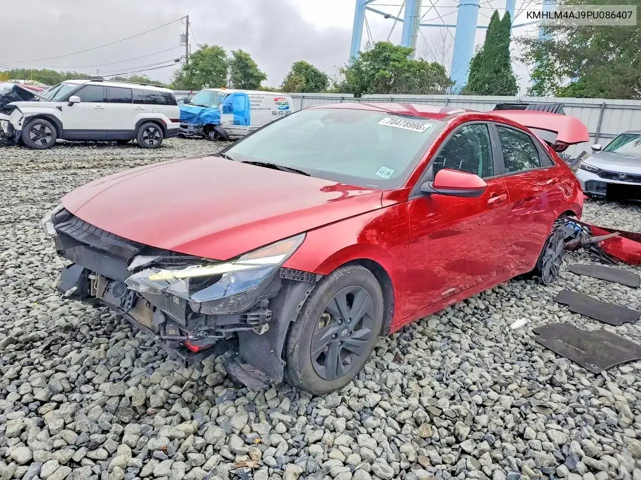 Hyundai Elantra Hybrid Blue 2023